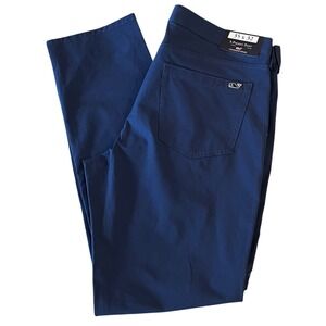 NWT Vineyard Vines 5 Pocket Pant Mens 35x32 Moonshine Blue PERFORMANCE Golf